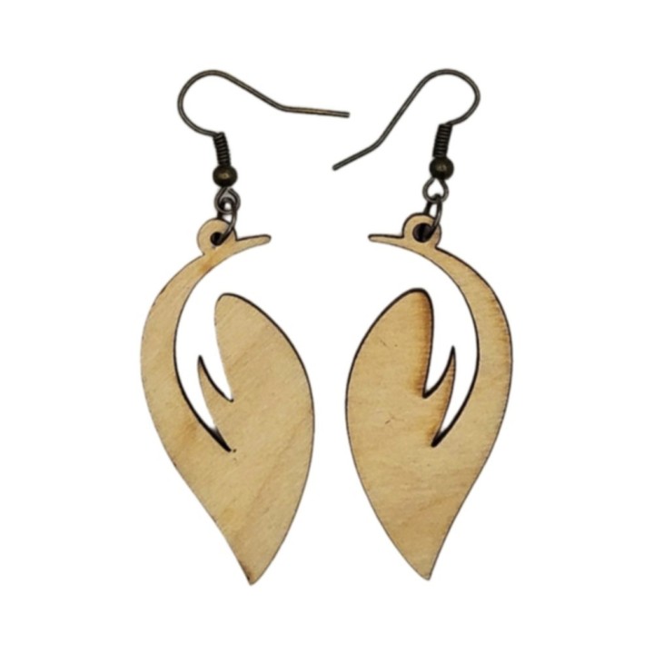 BO feuilles flammes 4.6cm