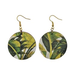 BO Rondes 4cm - Feuilles (var. 1)