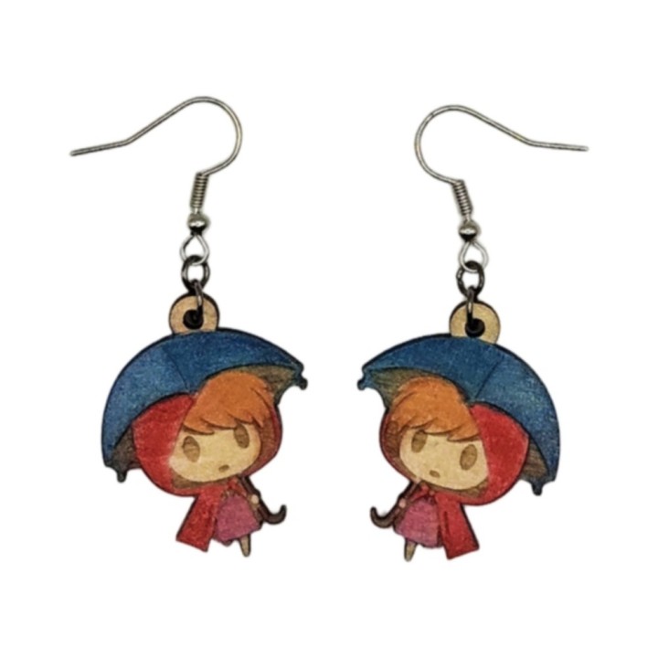 BO Fantaisie 3,1cm - Petit chaperon kawaii