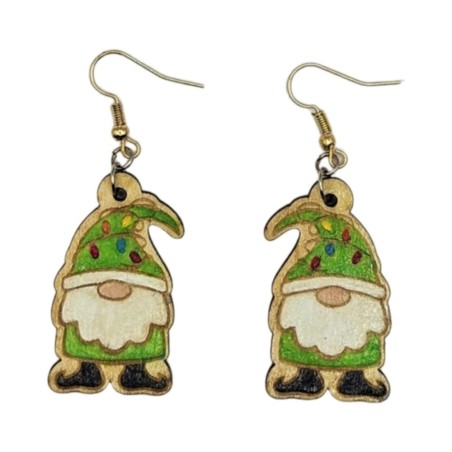 BO Fantaisie 3,9cm - Gnome vert clair kawaii