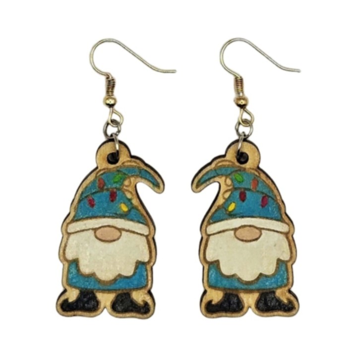 BO Fantaisie 3,9cm - Gnome bleu ciel kawaii