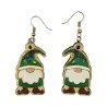 BO Fantaisie 3,9cm - Gnome vert foncé kawaii