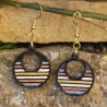 BO Rondes 2,2cm - Noir, argenté, doré, bronze et blanc