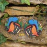 BO Rondes 5cm - Toucans, de feuilles et de fleurs