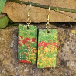 BO Rect. 3,9x1,9cm - Prairie en fleur