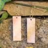 BO Rect. 4,5x1,5cm - Orange et jaune