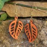 BO Feuilles tranchées orange 3,8cm