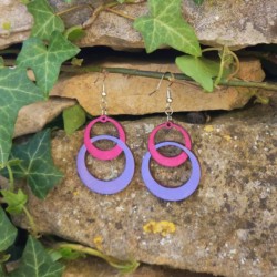 BO Fantaisie 4,1cm - Violet et rose