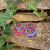 BO Fantaisie 4,1cm - Violet et rose