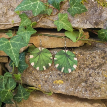 BO Rondes 4cm - Feuilles (var. 3)