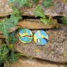 BO Rondes 4cm - Blanc, bleu, vert, jaune, gris et noir