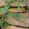 BO Rondes 4cm - Feuilles (var. 2)