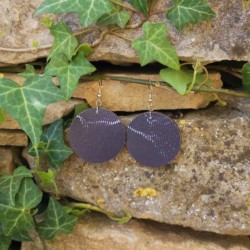 BO Rondes 4cm - Blanc et noir (var. 1)