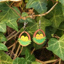 BO Fantaisie 2,5cm - Poussins dans un nid kawaii