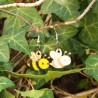 BO Fantaisie 2cm - Abeilles kawaii