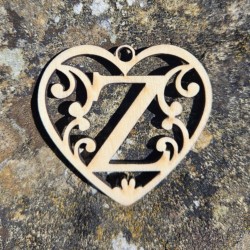 Lettre coeur Z