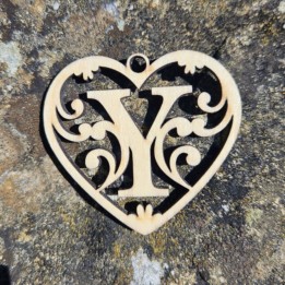 Lettre coeur Y