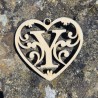 Lettre coeur Y