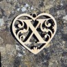 Lettre coeur X