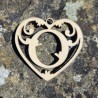 Lettre coeur O