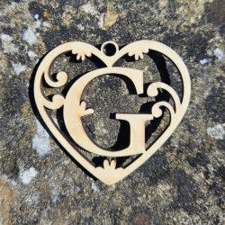 Lettre coeur G