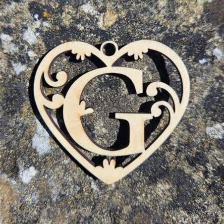 Lettre coeur G