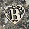 Lettre coeur B