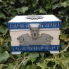 Coffret lions _ blanc, bleu et bois
