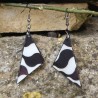 BO triangles 5cm noir et blanc