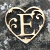 Lettre coeur E