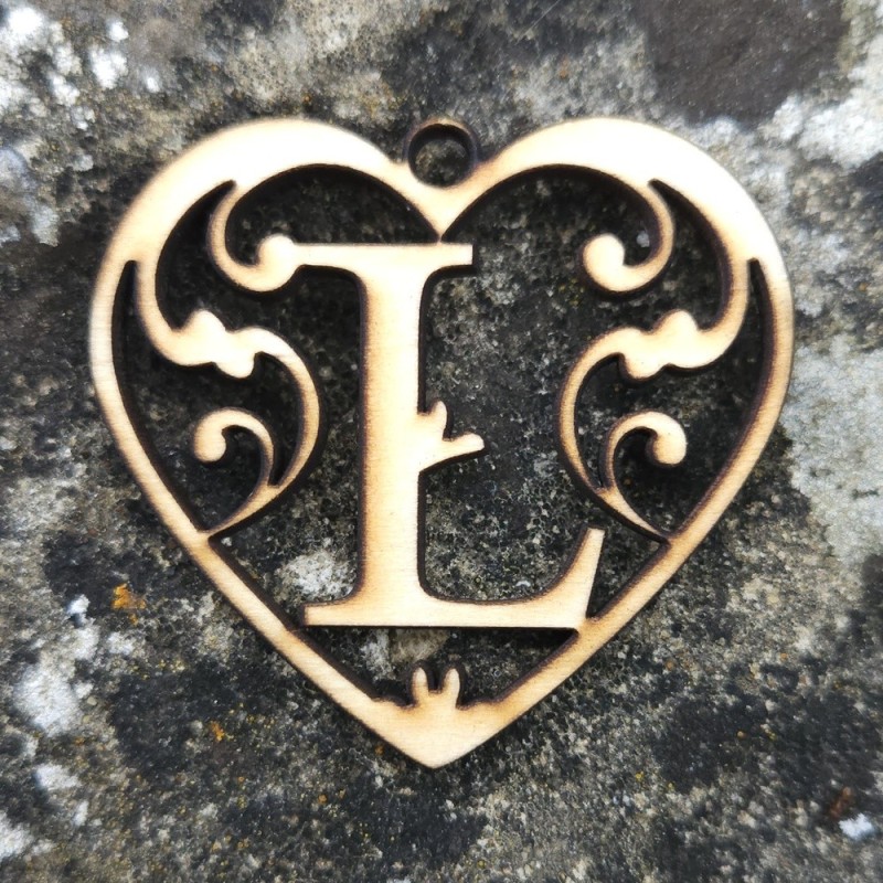 Lettre coeur L