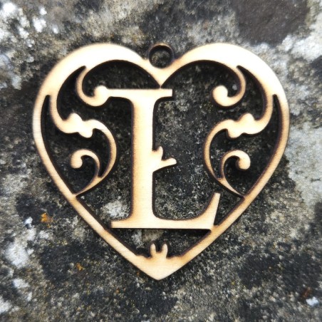 Lettre coeur L