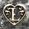 Lettre coeur L