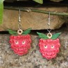 BO Fantaisie 3cm - Framboises kawaii
