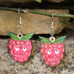 BO Fantaisie 3cm - Framboises kawaii