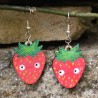 BO Fantaisie 3cm - Fraises kawaii