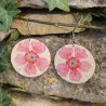 BO Rondes 5cm - Fleurs et de feuilles
