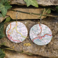 BO Rondes 5,1cm - Carte d'Occitanie (alentours de Mende, Marvejols, le Bleymard, St-Etienne-du-Valdonnez)