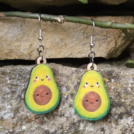 BO Fantaisie 3,4cm - Avocats kawaii