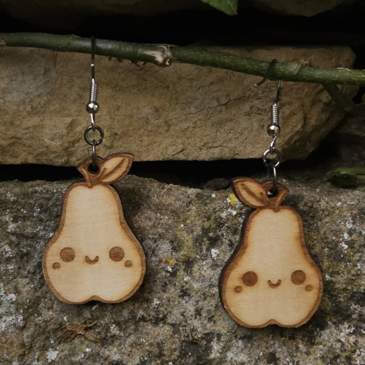 BO Fantaisie 3,2cm - Poires kawaii
