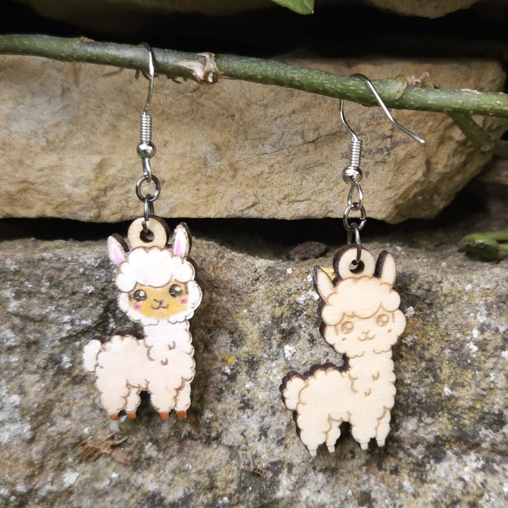BO Fantaisie 3,2cm - Lama kawaii