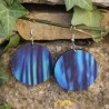 BO Rondes 4cm - Noir et bleu