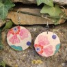 BO Rondes 4cm - Fleurs et de feuilles