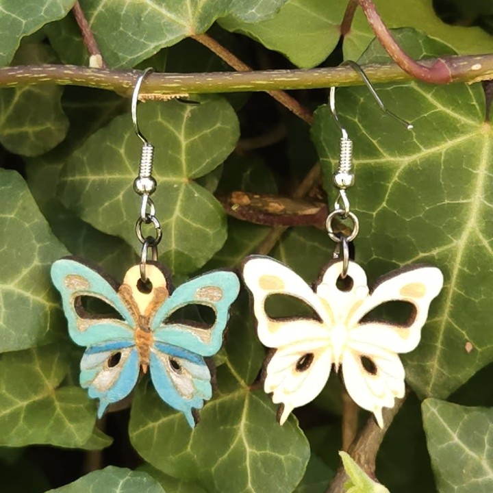 BO Fantaisie 2,2cm - Papillons