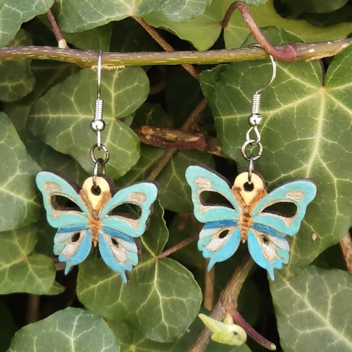 BO Fantaisie 2,2cm - Papillons