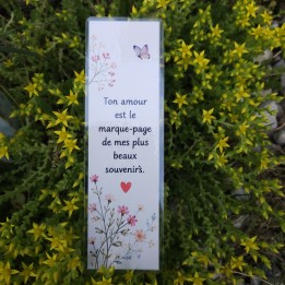 Marque-page maman _ « Ton amour est le marque-page de mes plus beaux souvenirs »