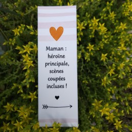 Marque-page maman _ « Maman : héroïne principale, scènes coupées incluses ! »
