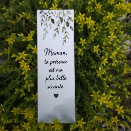 Marque-page maman _ « Maman, ta présence est ma plus belle sécurité »