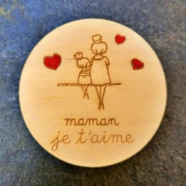 Magnet « Maman je t'aime »