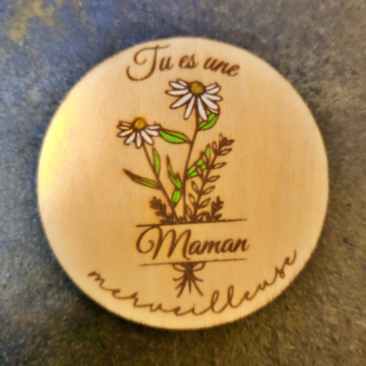 Magnet « Tu es une maman merveilleuse »